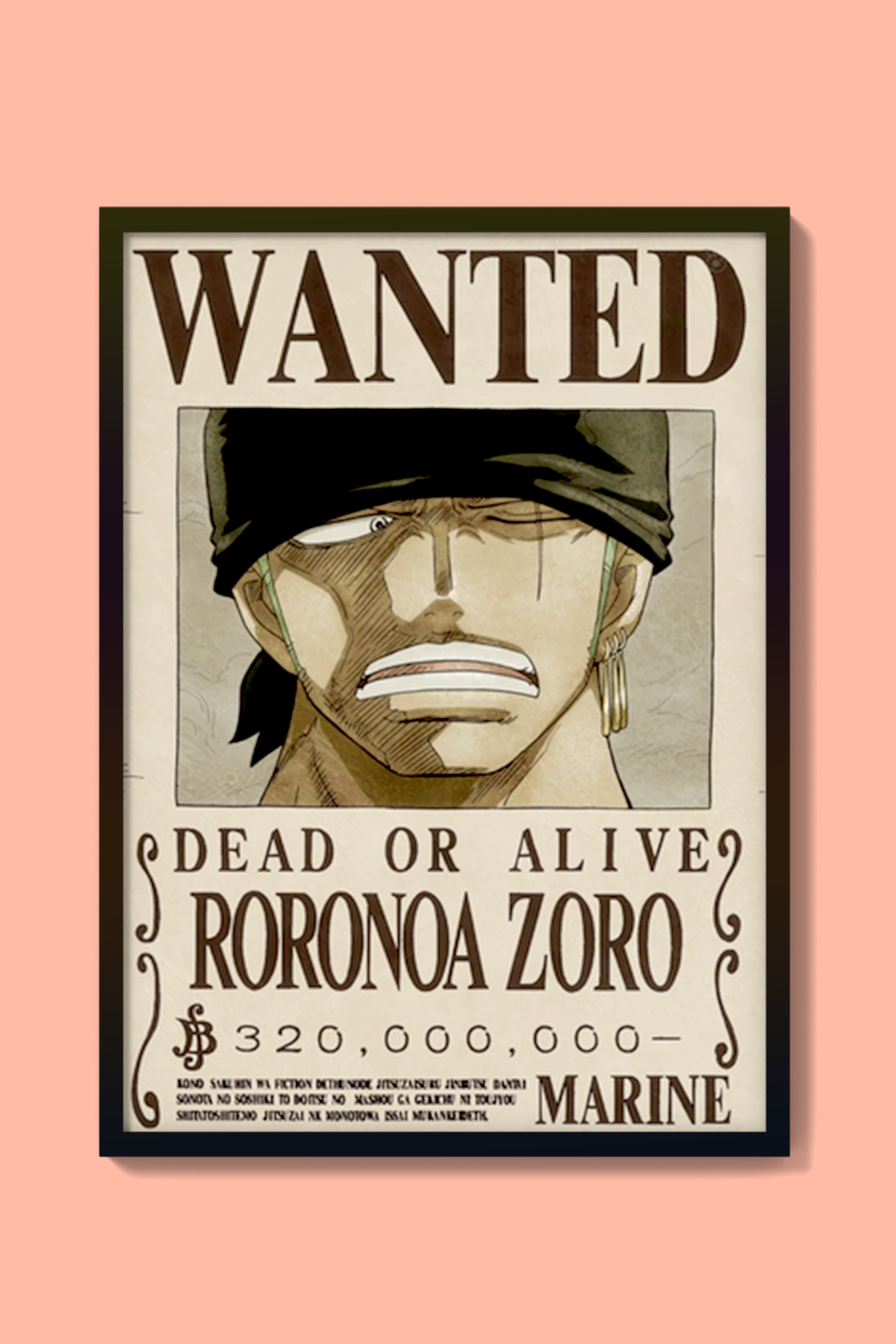 Buy one piece wanted poster online